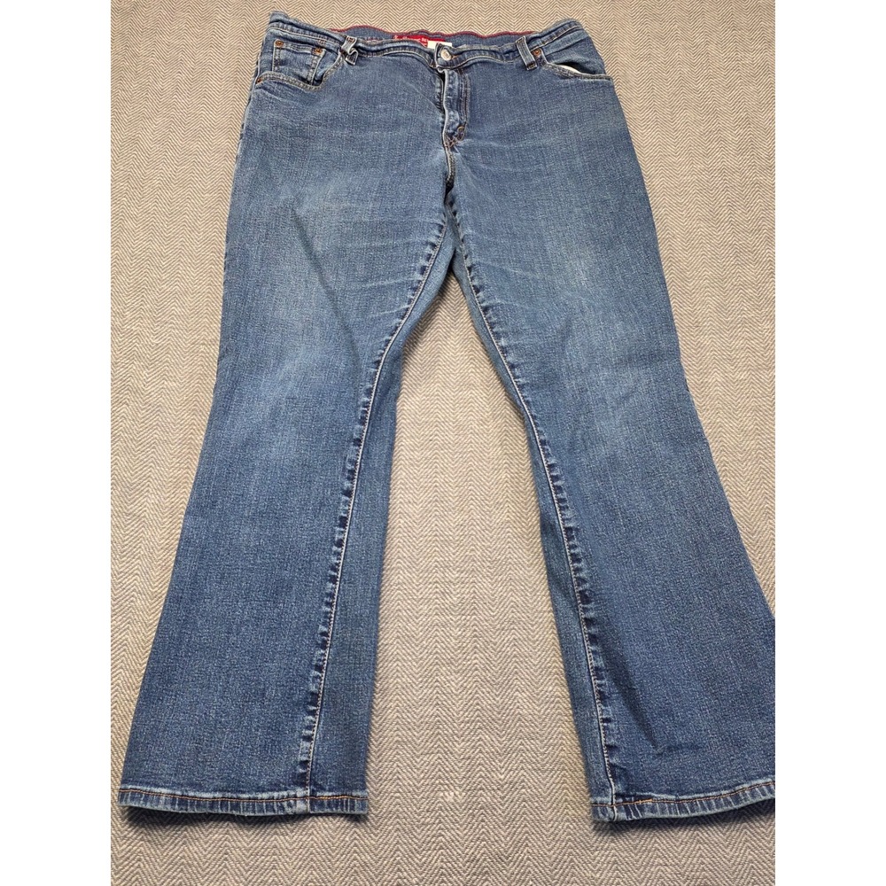 Levis 550 Classic Relaxed Jeans Womens 16 S Medium Wash Blue Stretch Denim‎